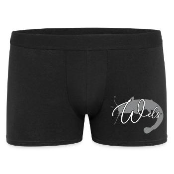 Wels Waller angeln Sportfischen Flussmonster - Männer Boxer Shorts - Schwarz - Vorne