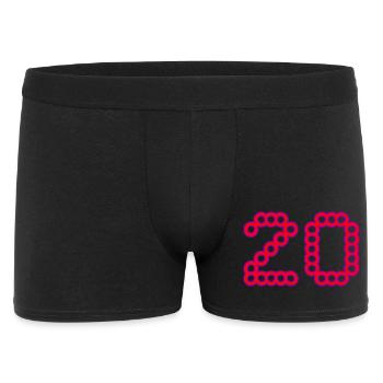 20. 20 YEARS. 20th ANNIVERSARY. 20 YEARS ANNIVERSARY. - Men's Boxer Shorts - black - Front