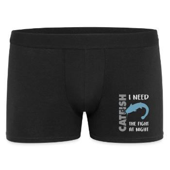 Combat de pêche au poisson-chat avec le poisson-chat fort - Boxer Homme - noir - Devant