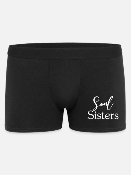 Soul Sisters - Männer Boxer Shorts - Schwarz