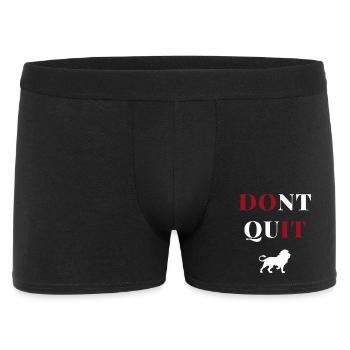 don't quit lion heart - Men's Boxer Shorts - black - Front