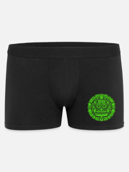 Techno Music Logo - Men's Boxer Shorts - black