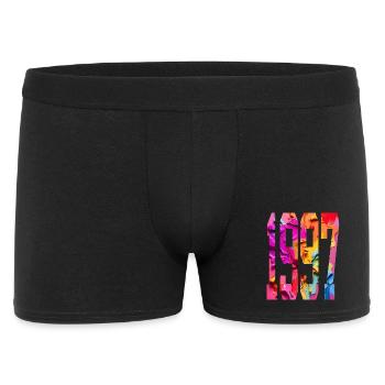 BUNT 29. GEBURTSTAG 1997 - Männer Boxer Shorts - Schwarz - Vorne
