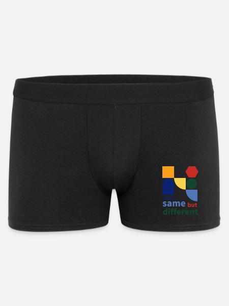 same same but different - Men's Boxer Shorts - black