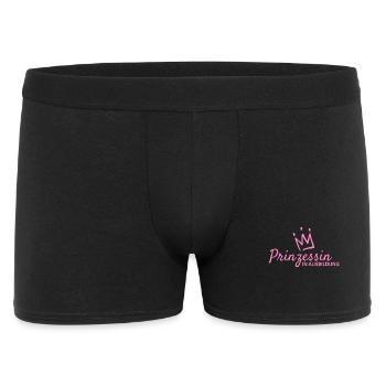 Prinzessin - Männer Boxer Shorts - Schwarz - Vorne