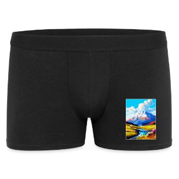 Ben Nevis Schottland Vereinigtes Königreich Vintage Reiseposter WPA - Männer Boxer Shorts - Schwarz - Vorne