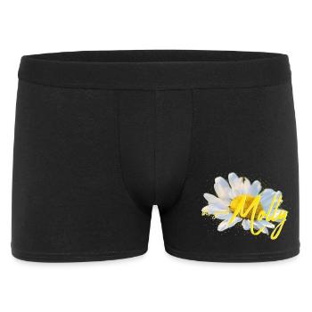 Molly - Männer Boxer Shorts - Schwarz - Vorne