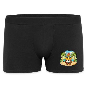 Hawk Lustige Cartoon Sommer Strand Sonnenbrille - Männer Boxer Shorts - Schwarz - Vorne