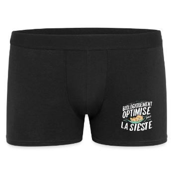 Biologiquement Optimisé Pour La Sieste - Boxer Homme - noir - Devant