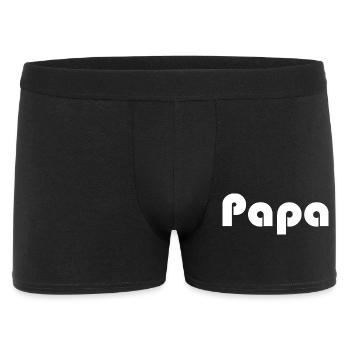 PAPA. FÊTE DES PÈRES. BONNE FÊTE PAPA. BONNE FÊTE - Boxer Homme - noir - Devant