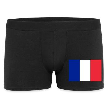 Frankreich - Männer Boxer Shorts - Schwarz - Vorne