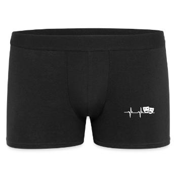 Drame Masques Théâtre Palpitations cardiaques - Boxer Homme - noir - Devant