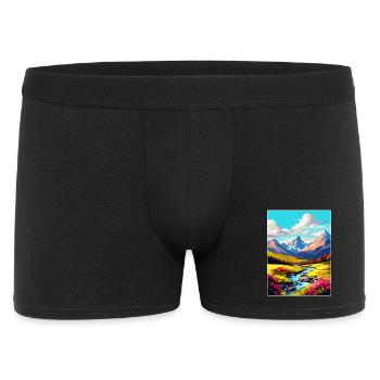 Ben Nevis Schottland Vereinigtes Königreich Vintage Reiseposter WPA - Männer Boxer Shorts - Schwarz - Vorne