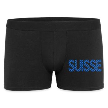SUISSE. HUMOUR. PAYS. DRAPEAU - Boxer Homme - noir - Devant