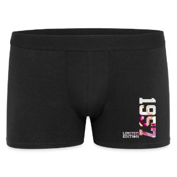 69. GEBURTSTAG 69 JAHRE LIMITED EDITION 1957 - Männer Boxer Shorts - Schwarz - Vorne