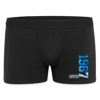 59. GEBURTSTAG LIMITED EDITION 1967 - Männer Boxer Shorts - Schwarz - Vorne