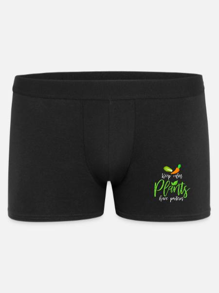 Vegan - Men's Boxer Shorts - black