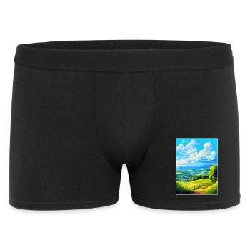 Upper Palatinate Germany Vintage Travel Poster WPA - Men's Boxer Shorts - black - Front