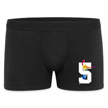 NUMÉRO 5 BASKETBALL 5E ANNIVERSAIRE - Boxer Homme - noir - Devant