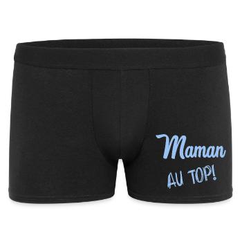 MAMAN. FÊTE DES MÈRES - Boxer Homme - noir - Devant