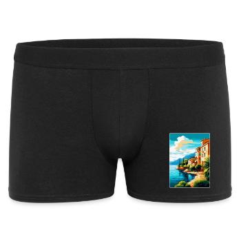 Mallorca Spain Vintage Travel Poster Souvenir WPA - Men's Boxer Shorts - black - Front