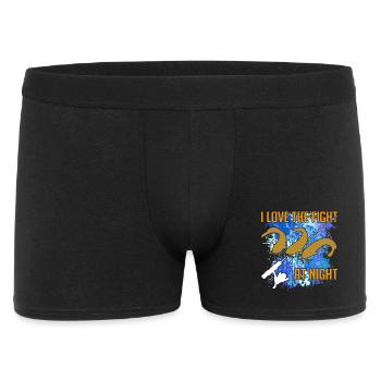 Catfish Catfish Silhouette Fishing Rod and Splashes of Color - Men's Boxer Shorts - black - Front