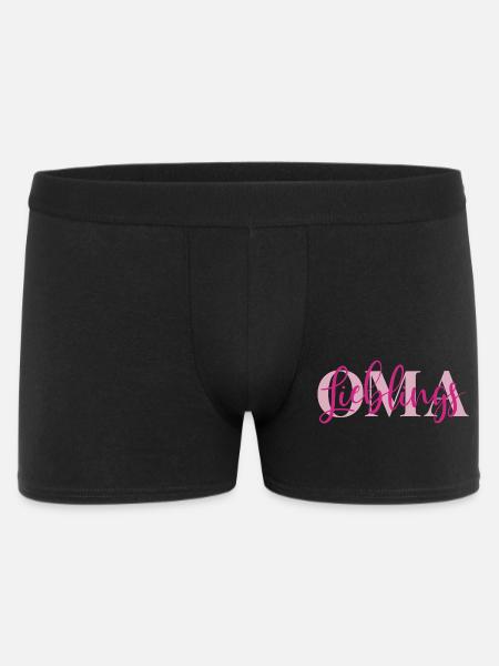 Lieblingsoma - Männer Boxer Shorts - Schwarz