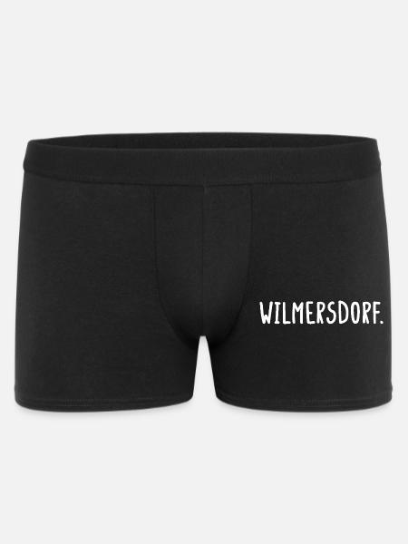 Wilmersdorf Berlin Westberlin Fancy Bezirk - Männer Boxer Shorts - Schwarz