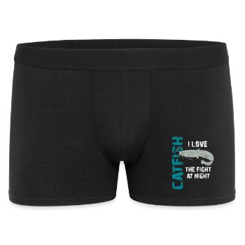 Pêche au poisson-chat Pêche sportive Poisson fort - Boxer Homme - noir - Devant
