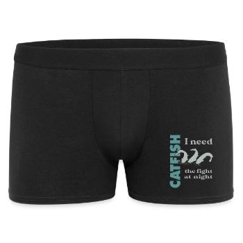 Combat de pêche au poisson-chat avec le poisson-chat fort - Boxer Homme - noir - Devant