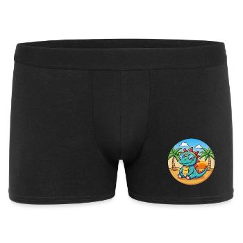 Dragon Funny Cartoon Lunettes de soleil de plage d’été - Boxer Homme - noir - Devant