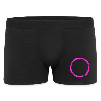 Symbole de cercle Forme de cercle Nouvelle variante - Boxer Homme - noir - Devant