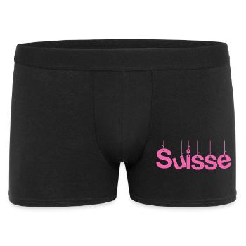 SUISSE. PAYS. GENEVE. SUISSE. HUMOUR - Boxer Homme - noir - Devant