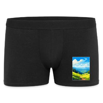 Harz Deutschland Vintage Reiseplakat WPA - Männer Boxer Shorts - Schwarz - Vorne