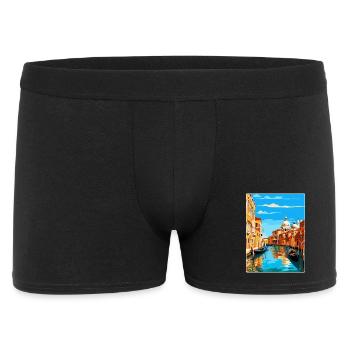 Venise Italie Affiche de voyage vintage WPA Souvenir - Boxer Homme - noir - Devant