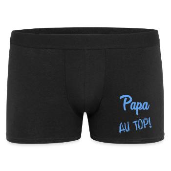 BONNE FÊTE PAPA. PAPA. FÊTE DES PÈRES - Boxer Homme - noir - Devant