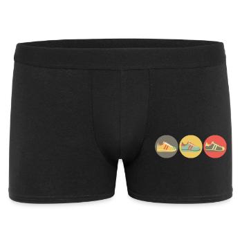 Sneakers retro - Boxer Homme - noir - Devant