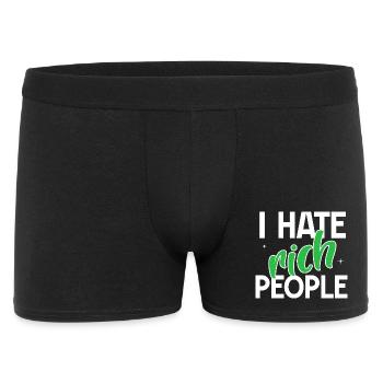 Rich Saying Money Irony - Men's Boxer Shorts - black - Front