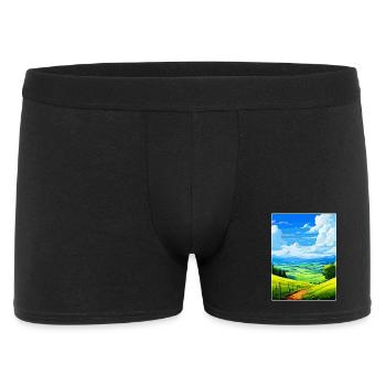 Bergisches Land Deutschland Vintage Reiseposter WPA - Männer Boxer Shorts - Schwarz - Vorne
