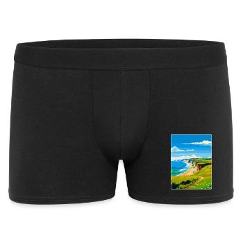 Dorset Uk Vintage Voyage Poster Souvenir WPA - Boxer Homme - noir - Devant