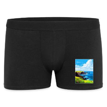 Lizard Point England Uk Vintage Reiseposter WPA - Männer Boxer Shorts - Schwarz - Vorne