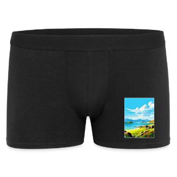 Isle Of Jura Scotland Uk Vintage Travel Poster WPA - Men's Boxer Shorts - black - Front