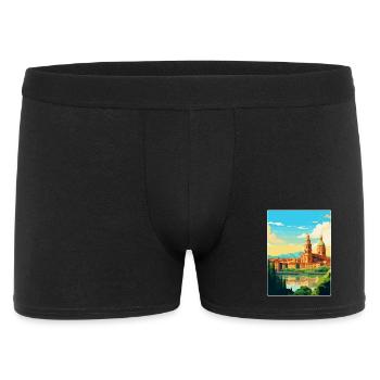 Salamanca Spain Vintage Travel Poster Souvenir WPA - Men's Boxer Shorts - black - Front