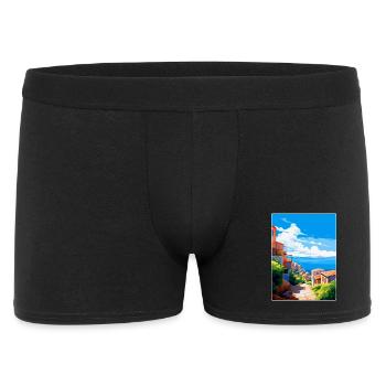 Tarifa Spain Vintage Travel Poster WPA Souvenir - Men's Boxer Shorts - black - Front