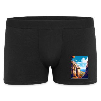 Ronda Espagne Affiche de voyage vintage WPA Art Souvenir - Boxer Homme - noir - Devant