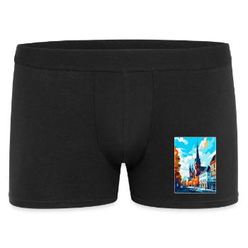 Darmstadt Allemagne Poster de voyage vintage souvenir - Boxer Homme - noir - Devant