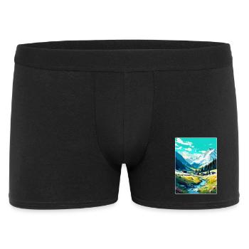 Arosa Suisse Affiche de voyage vintage souvenir - Boxer Homme - noir - Devant