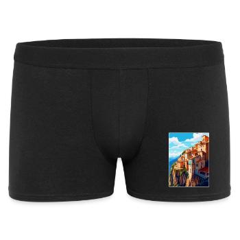 Cuenca Spain Vintage Travel Poster WPA Souvenir - Men's Boxer Shorts - black - Front