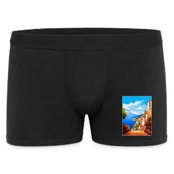 Altea Espagne Affiche de voyage vintage WPA Art Souvenir - Boxer Homme - noir - Devant