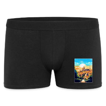 Toledo Spain Vintage Travel Poster WPA Souvenir - Men's Boxer Shorts - black - Front